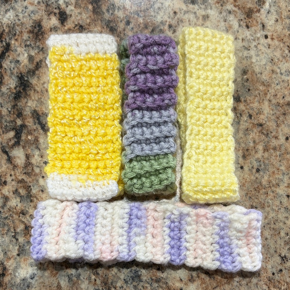 Hand Knit Infant Headbands